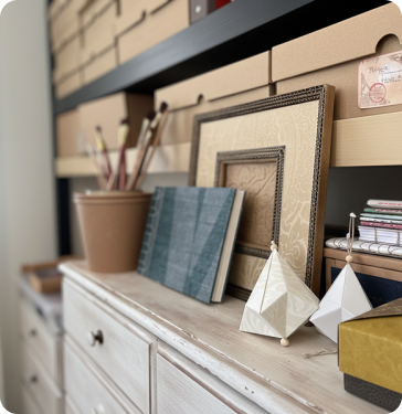 Handmade paper art